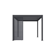 ALUMINUM LOUVERED HORIZONTAL WALL